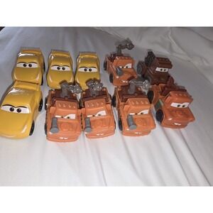Disney Pixar Cars Happy Meal toy lot 10 McDonald's Mater Cruz Ramirez 2022